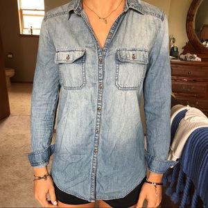 Chambray Boyfriend Shirt